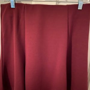 Old navy burgundy skater skirt